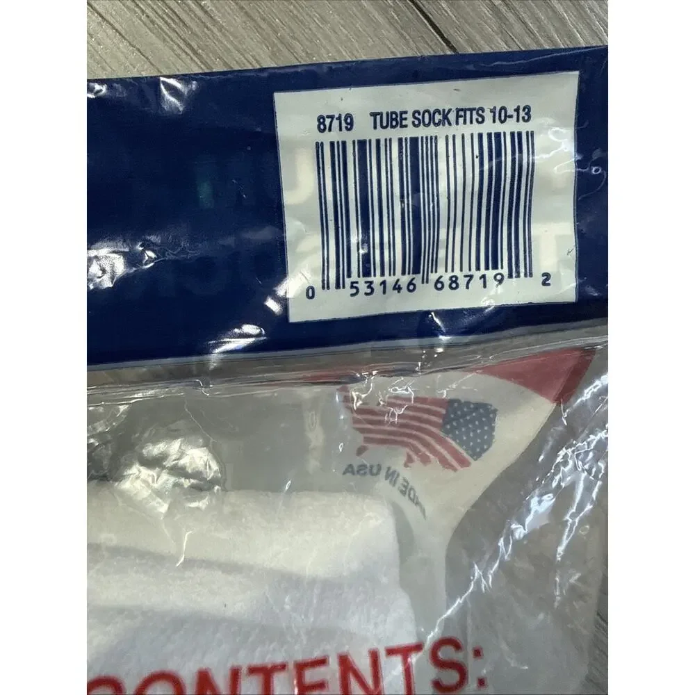 RK Brand 6 Pairs Tube Socks, Fits Size 10-13